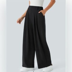 Halara Flex™ High Waisted Side Pocket Wide Leg Waffle Work Pants